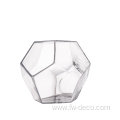 Geometric Terrarium Prism Glass Vase